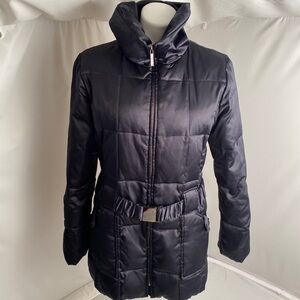 Laundry by Shelli Segal navy down puffer coat L